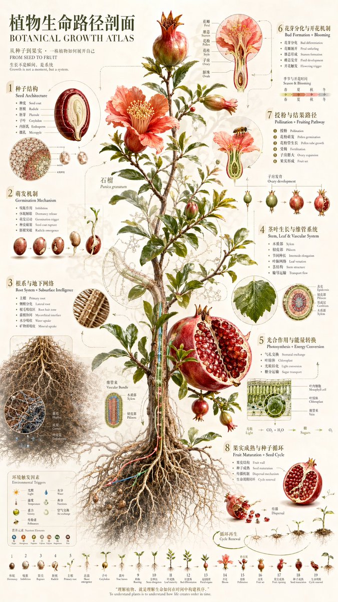 Plant Root Anatomy Infographic