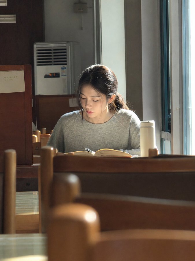 Classroom candid portrait