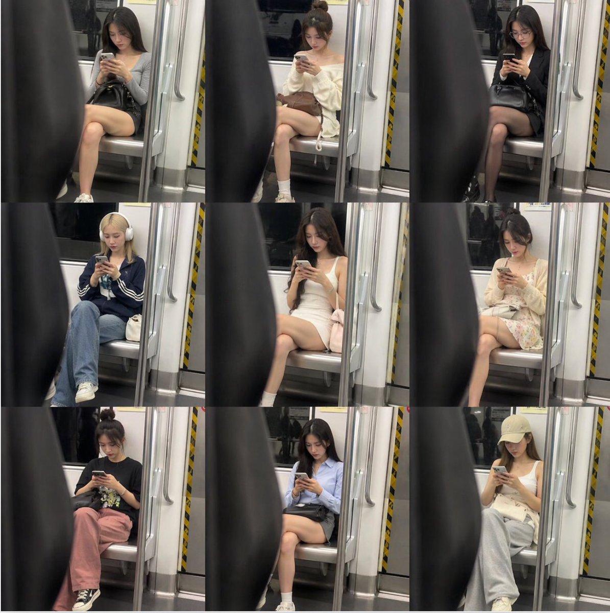 Subway candid portrait
